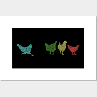 'Pet Chicken' Awesome Pet Farmer Shirt Posters and Art